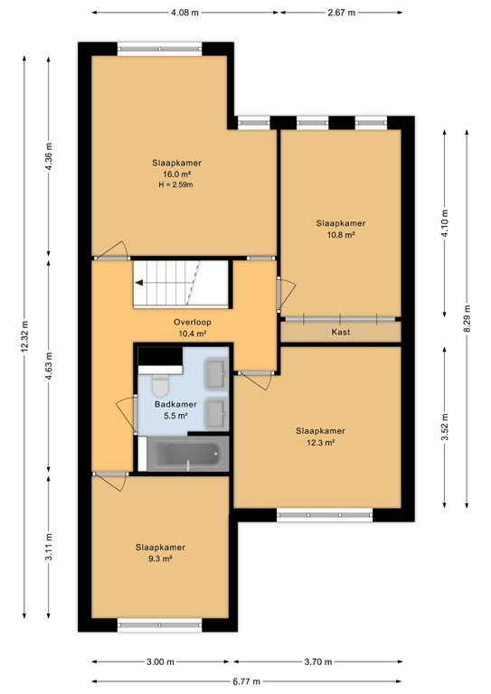 mediumsize floorplan